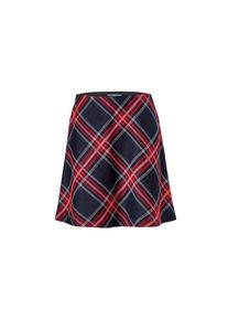 Tchibo - Karierter Jacquard-Rock - Damen - Gr. L - dunkelblau/kariert