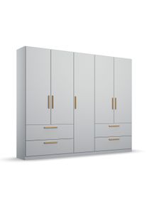 Rauch Drehtürenschrank »Skandi« - 226x54x210cm - braun - Holz
