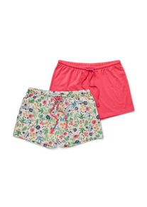 Tchibo - 2 Shorts - Damen - Gr. S - koralle