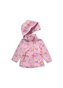 Tchibo - Kinder-Softshelljacke - Mädchen - Gr. 122/128 - rosa/geblümt