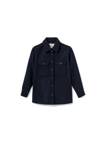 Nah/Studio Jacke - recycelte Wolle - Gr. 42 - dunkelblau