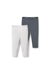 Tchibo - 2 Kinder-3/4-Leggings - Gr. 134/140 - dunkelblau