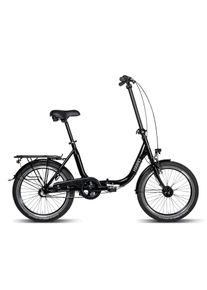Hawk Bikes Alu Faltrad Folder 3.0 - schwarz