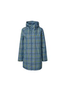 Tchibo - Regenjacke - Damen - Gr. 44 - graublau/kariert