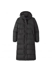 Patagonia Womens Silent Down Long Parka Lange jas Dames (XL |zwart)