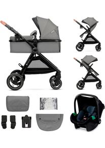 Kinderkraft Kombi-Kinderwagen »ESME 3IN1« 22 kg inkl. Babyschale in grau