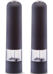 zeller Present Salz-/Pfeffermühle mit integrierter Beleuchtung in schwarz