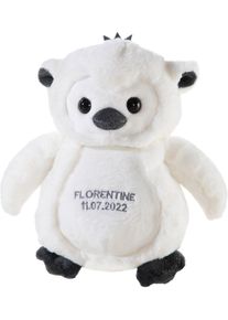 Heunec Kuscheltier »Kuma Eule« mit individueller Bestickung; Made in Germany in weiß