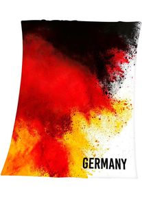 Herding's Young Collection Herding Young Collection Wohndecke »Germany« tolles Motiv in bunt, Größe B/L: 130 cm x 160 cm