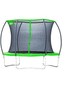 BEST Sporting Gartentrampolin »57121 Superstar 2.0« Ø 305 cm mit Netz in grün, Größe B/L/T: 305 cm x 255 cm x 305 cm