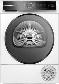 Bosch WQB245B40 W&auml;rmepumpentrockner 9kg Auto Dry Innenraumbeleuchtung Reversierfunktion Nachlegefunktion wei&szlig;