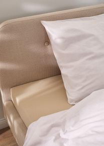 bonprix Ágyneműhuzat lenvászon hatásban, fehér, 1x 80/80 cm, 1x 135/200 cm