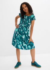 bonprix Dzs&ouml;rz&eacute; ruha elasztikus bio-pamut kever&eacute;kből, feh&eacute;r, 140/146