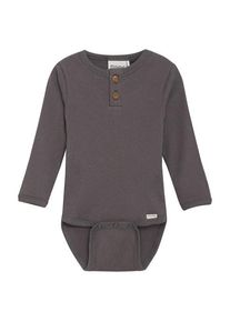 Minymo Kid's Body L/S Rib Everyday base layer Kids (62, grey)
