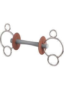 beris 3-Ring Gebiss mit Komfortstange, 140mm, soft