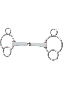 beris 3-Ring Gebiss, einfach gebrochen, 135mm