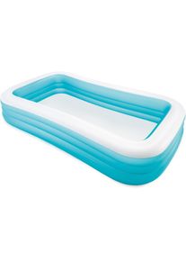 Intex Swim Center Family Pool Planschbecken, 305x183x56cm, blau/weiß