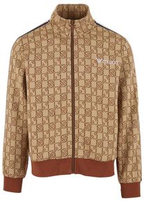 Colucci Sudadera con cremallera, Hombres, beige / marino / marrón / blanco, talla L