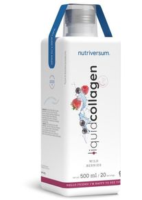 Nutriversum Liquid Collagen 10 000 mg Sugar Free, 500 ml Flasche, Stawberry