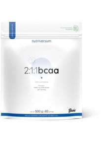 Nutriversum 2:1:1 BCAA, 500 g Beutel, Unflavored