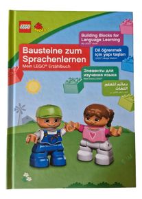 Lego duplo Bausteine Sprachenlernen Activity Buch Kinder Mehrfarbig