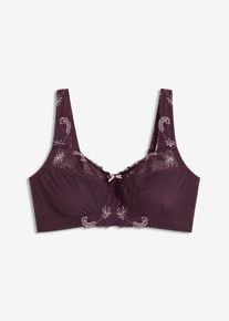 Soutien-gorge grand maintien sans armatures avec bretelles rembourrées - violet - taille 115C - bonprix