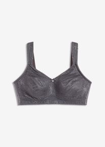 Soutien-gorge grand maintien sans armatures avec bretelles rembourrées - gris - taille 95C - bonprix