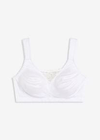 Soutien-gorge emboîtant sans armatures avec bretelles rembourrées - blanc - taille 105F - bonprix