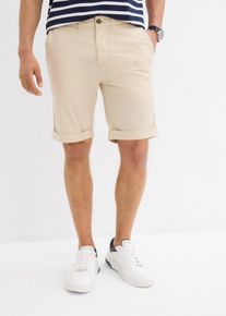 Bermuda chino Regular - beige - taille 40 avec coton - bonprix