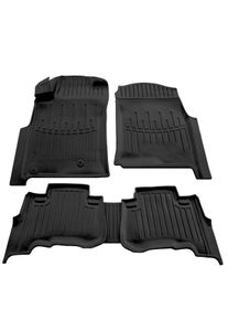 Boni-Shop® Gumowe maty samochodowe 3D, Toyota Land Cruiser Prado J120 (2002-2009), idealnie dopasowane maty podłogowe