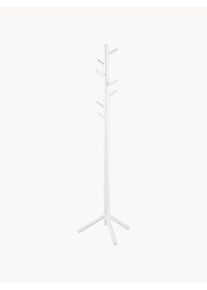 AC Design Bengaleiro de pé em madeira Bremen Branco Madeira, Madeira maciça L 51 x Alt 176 cm