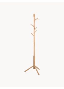 AC Design Bengaleiro de pé em madeira Bremen Castanho Madeira, Madeira maciça L 51 x Alt 176 cm