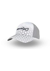 Matrix Hex Print Baseball Cap - White