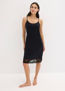 Kort nattkjole av myk modal, svart, størrelse 48/50 (XL), bonprix