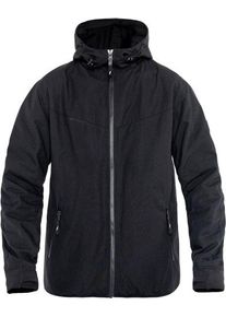 John Doe Ripstop Hoodie, textile jacket , color: Black , size: M
