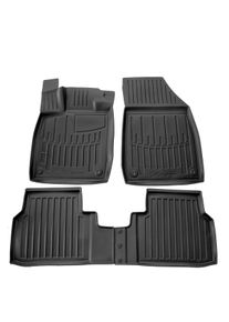 Boni-Shop® Auton lattiamatot, 3D auton matot, Auton kumimatot VOLKSWAGEN ID.5 (2021-...), Muotoon ommellut matot