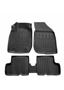 Boni-Shop® Auton kumimatot, 3D kumimatot Renault Duster (2010-2015) 2WD, muotoon valetut matot