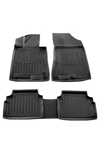 Boni-Shop® Auton kumimatot, 3D, HYUNDAI Sonata (DN8) (2019-...), muotoon ommellut auton matot, vesitiiviit auton matot