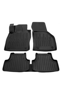 Boni-Shop® Auton lattiamatot, 3D auton matot, Audi A3 (8V) 2012-2020, muotoon valetut lattiamatot