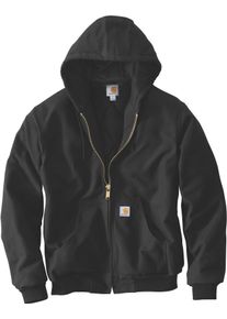 Carhartt J140 Flannel Insulated Active, giacca in tessuto , colore: Nero , dimensione: XXL