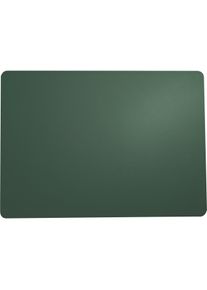 Asa placemat imitatieleer donker groen