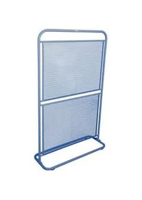 Harms Import Gardenson Sichtschutz , Hellblau , Metall , 80x124x30 cm , Sonnenschutz, Sichtschutz