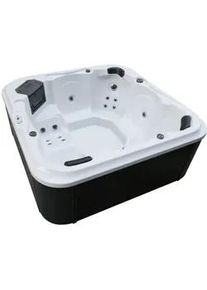 Xxxl Whirlpool Xxl1958 , Schwarz, Weiß , Kunststoff , 210x80x210 cm , Freizeit & Co, Wellness & Gesundheit, Whirlpools