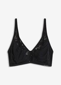 Bralette Feel Comfort av mjuk modal - svart - storlek 38 - bonprix