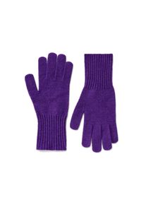 Tchibo - Pletené rukavice - farba: fialová