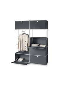 Tchibo - Kovový skriňový systém »Cn3« - farba: sivá