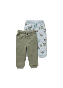 Tchibo - Detské tepláky - bábätko - veľ. 74/80 - farba: modrá/s potlačou