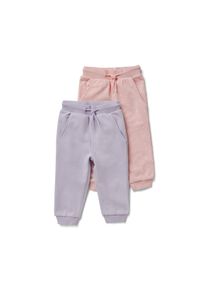 Tchibo - Detské tepláky - bábätko - veľ. 62/68 - farba: biela/s potlačou