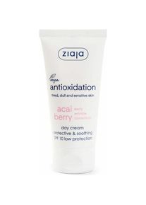 Ziaja, Gesichtscreme, Beruhigende Tagescreme Spf 10 Acai Berry Schützende Beruhigende Tagescreme 50 Ml (50 ml, Tagescreme)