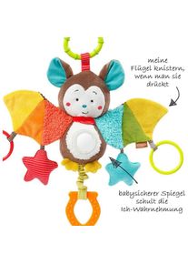 babyFEHN Fehn, Kinderwagenspielzeug, Activity Fledermaus mit Ring